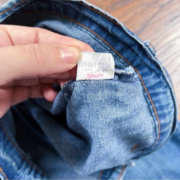 Levi’s • vintage 1970s Plowboy jeans high waist wide leg thrashed faded 70s - Picture 7 of 12